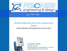 Tablet Screenshot of fischer-lasertechnik.de